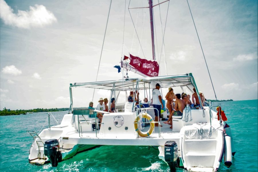 Catamaran Île aux cerfs cruise
